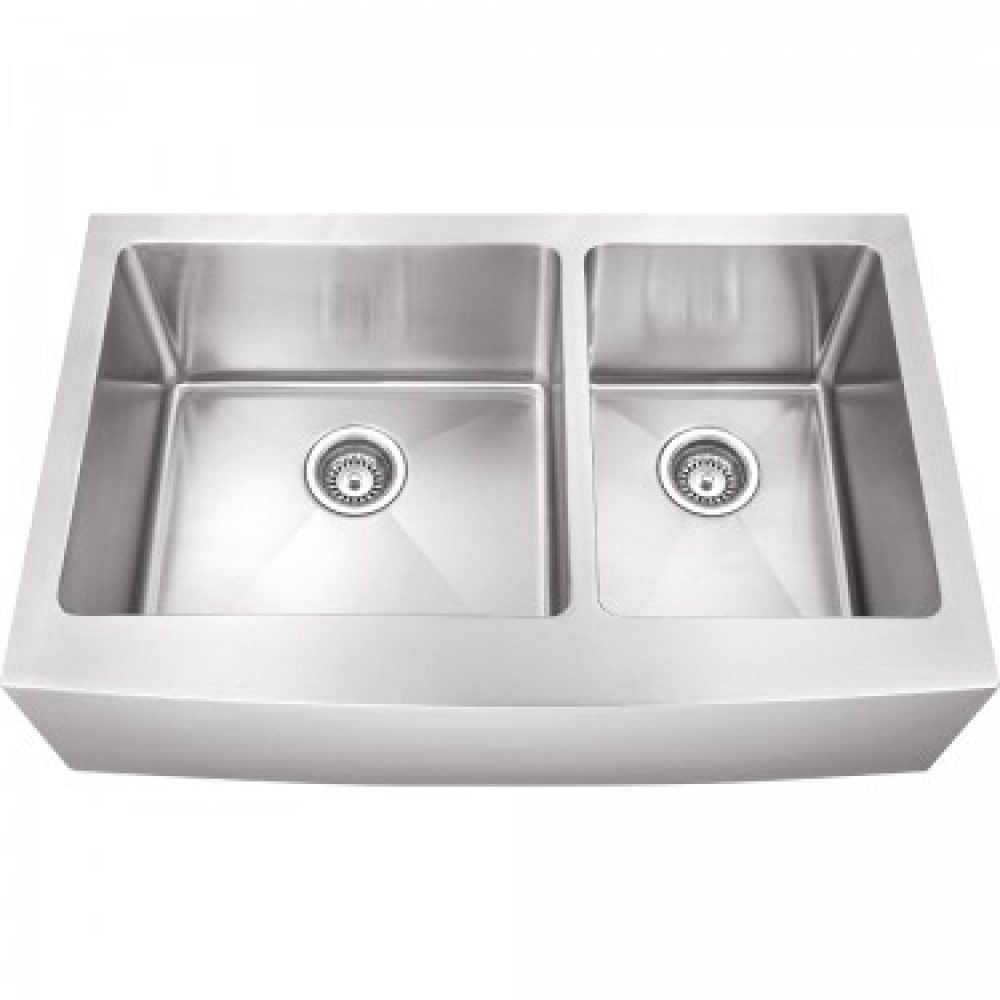 Drop In Farmhouse Sink Double Bowl Closeout Builders Surplus   Ha 225 Stainless Steel 16 Gauge 1 1000x1000 