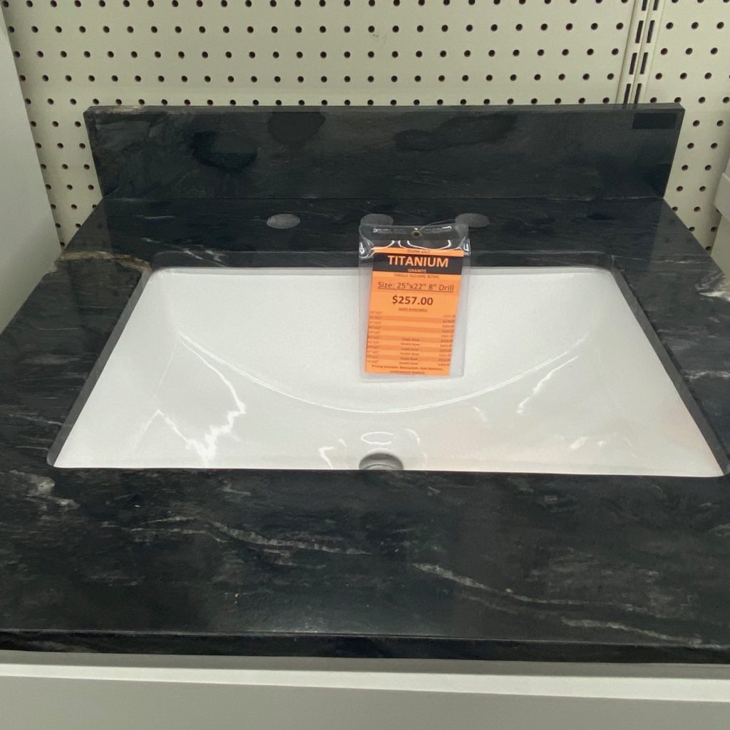 Titanium Granite Vanity Top - Closeout - Builders Surplus ...