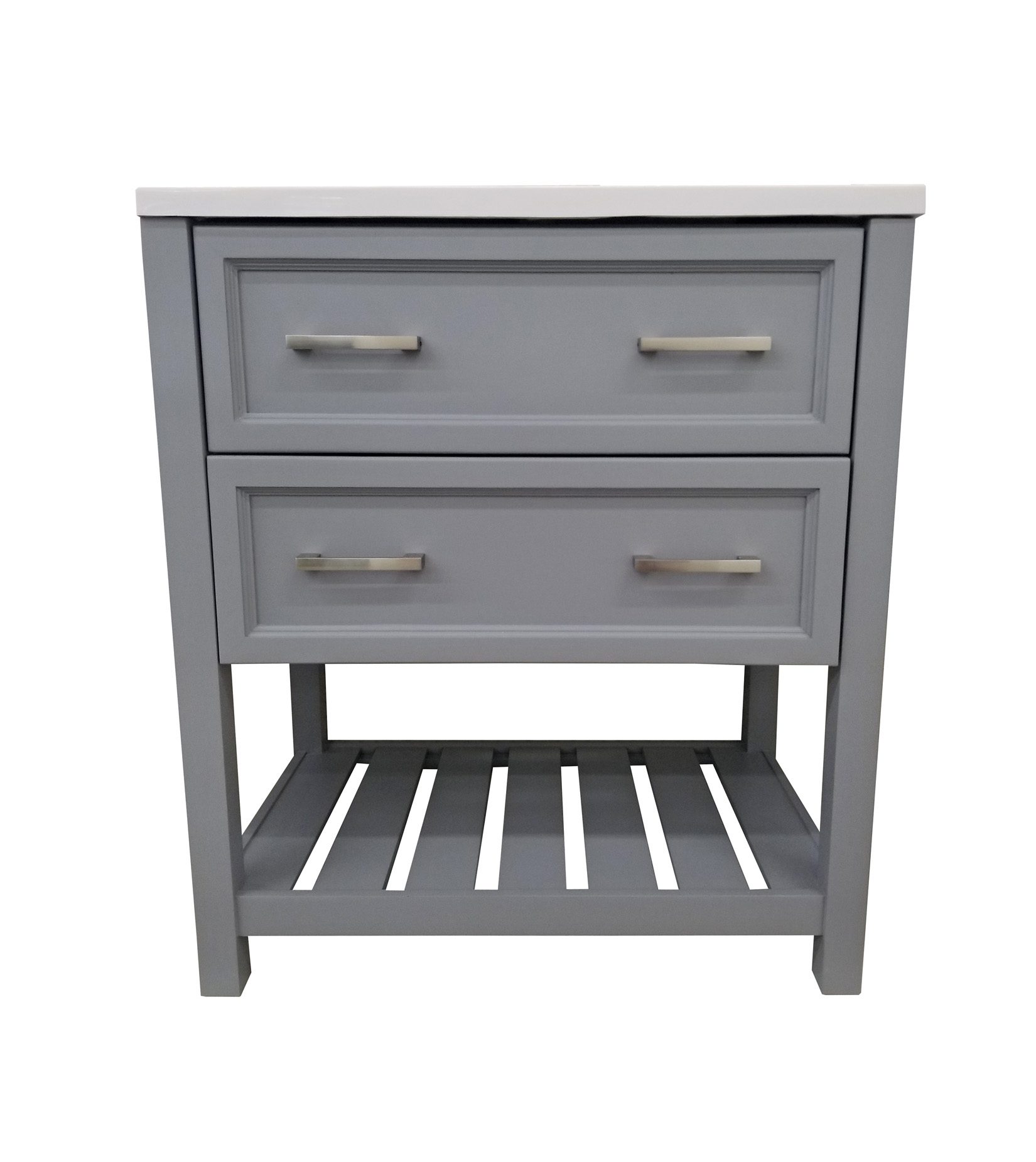 Sorrento Gray Vanity & Top - Builders Surplus - Wholesale Kitchen and Bathroom Cabinets in Los ...