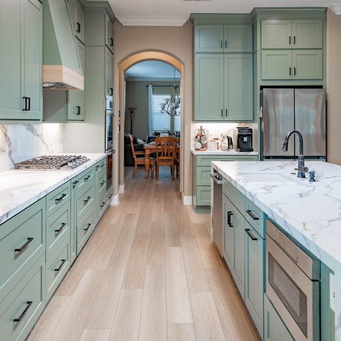 Katella Jade Green Kitchen Cabinets - Image 3