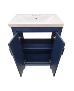 Brees Aegean Blue Vanity & Top Combo