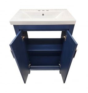 Brees Aegean Blue Vanity & Top Combo