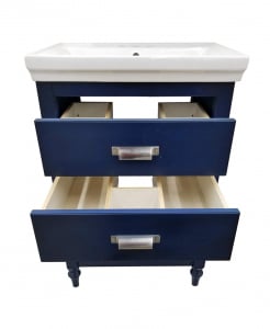 Cherie Royal Blue Vanity & Top – Closeout