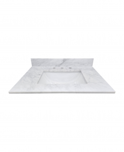 Cygnus Carrara Marble Vanity Top