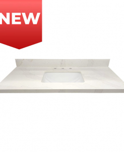 Frost White Quartz Stone Vanity Top