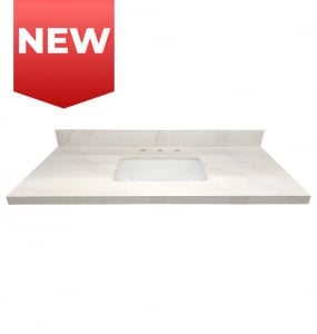 Frost White Quartz Stone Vanity Top