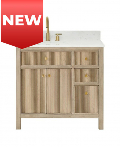 Sarrito Natural Oak Vanity & Top Combo