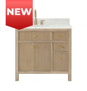 Sarrito Natural Oak Vanity & Top Combo